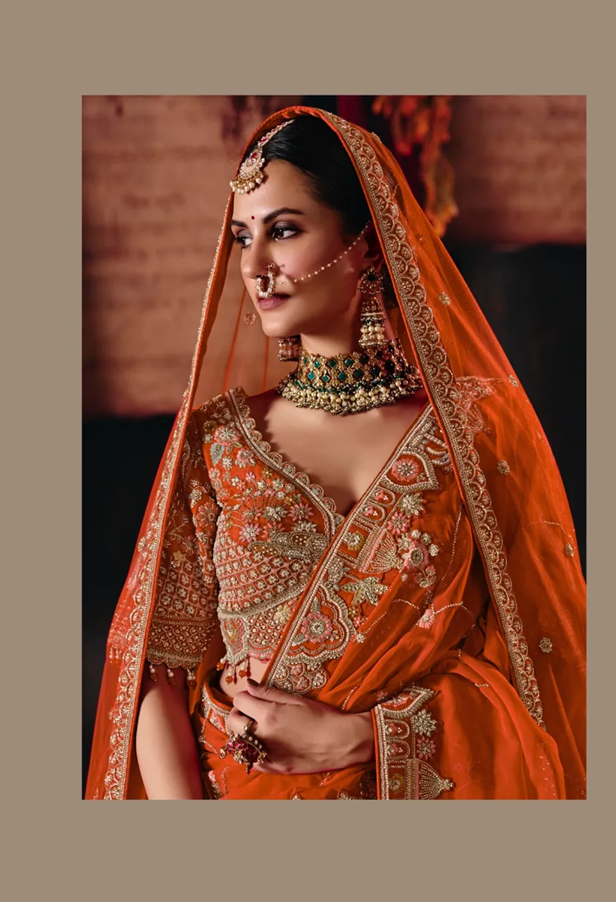 Tathastu Anaara Bridal Ready Made Heavy Silk Zardozi Work Lehenga Choli Set — Wholesale Lehenga, TATHASTU wholesale from Surat — Photo 24