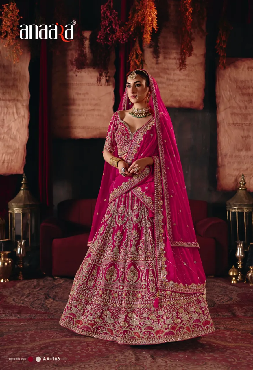 Tathastu Anaara Bridal Ready Made Heavy Silk Zardozi Work Lehenga Choli Set — Wholesale Lehenga, TATHASTU wholesale from Surat — Photo 20