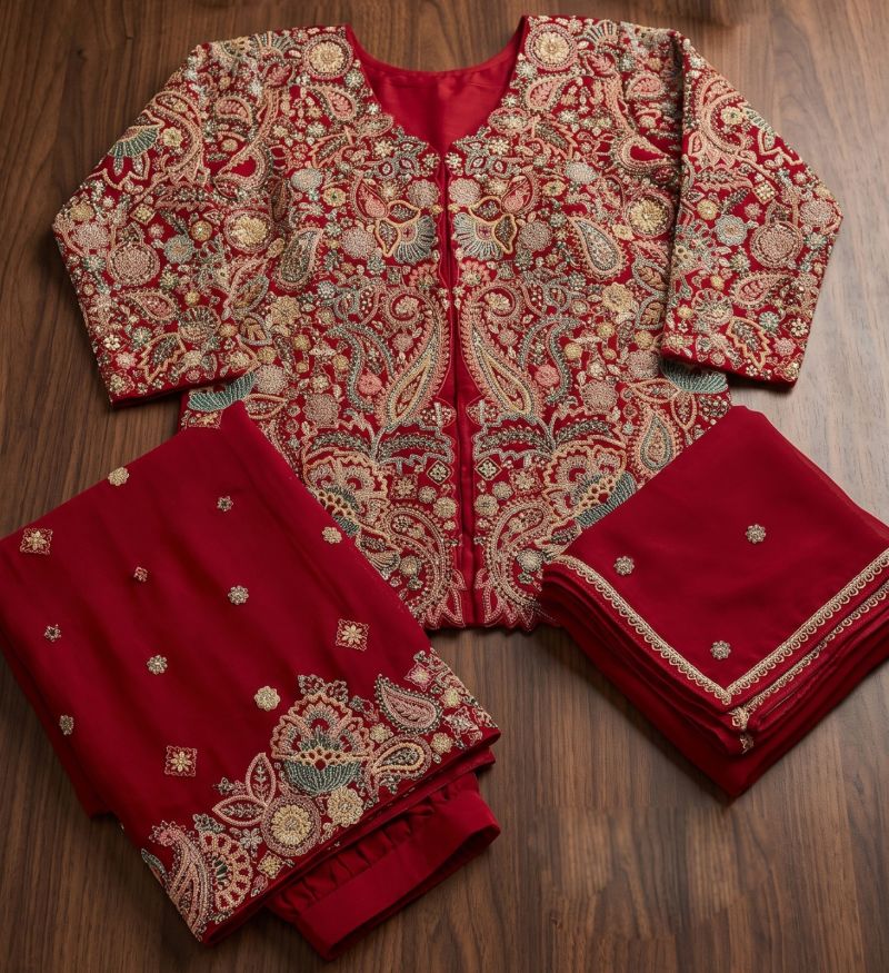 Aurraa Amroota Chinon Embroidered Designer Salwar Kameez Collection — Wholesale Salwar Suits, Vardan Ethnic wholesale from Surat — Photo 4