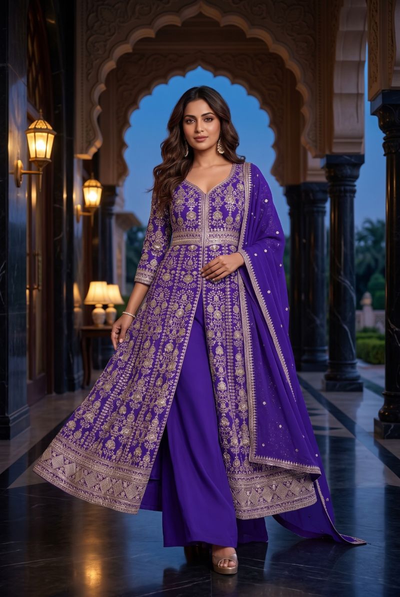 Aurraa Deevani Premium Chinon Embroidered Salwar Kameez Collection
