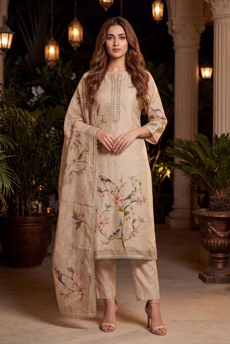 Aurraa Kaveri Readymade Cotton Butti Hand Work Designer Salwar Kameez Collection — Wholesale Salwar Suits, Vardan Ethnic wholesale from Surat — Photo 2