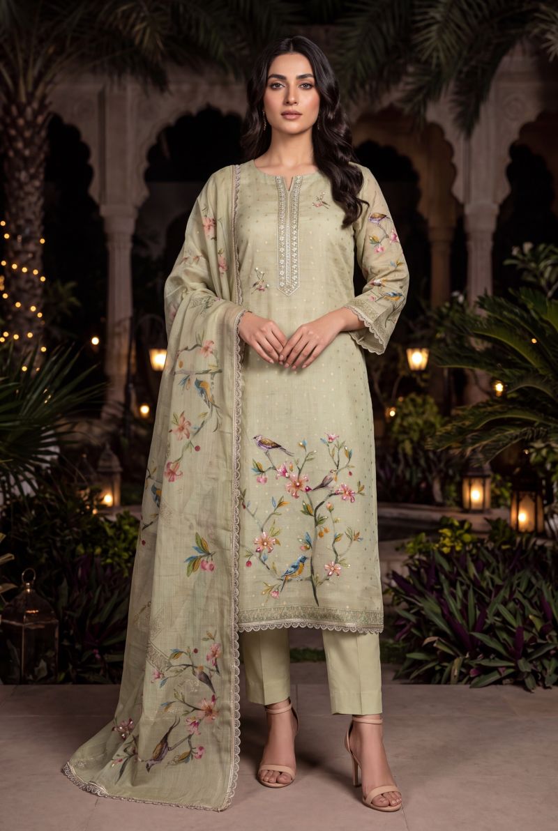 Aurraa Kaveri Readymade Cotton Butti Hand Work Designer Salwar Kameez Collection — Wholesale Salwar Suits, Vardan Ethnic wholesale from Surat — Photo 6