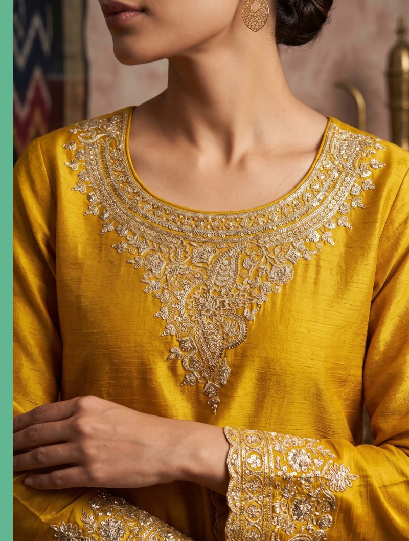 Aurraa Lissa Chinon Embroidered Designer Salwar Kameez Catalog — Wholesale Salwar Suits, Vardan Ethnic wholesale from Surat — Photo 7