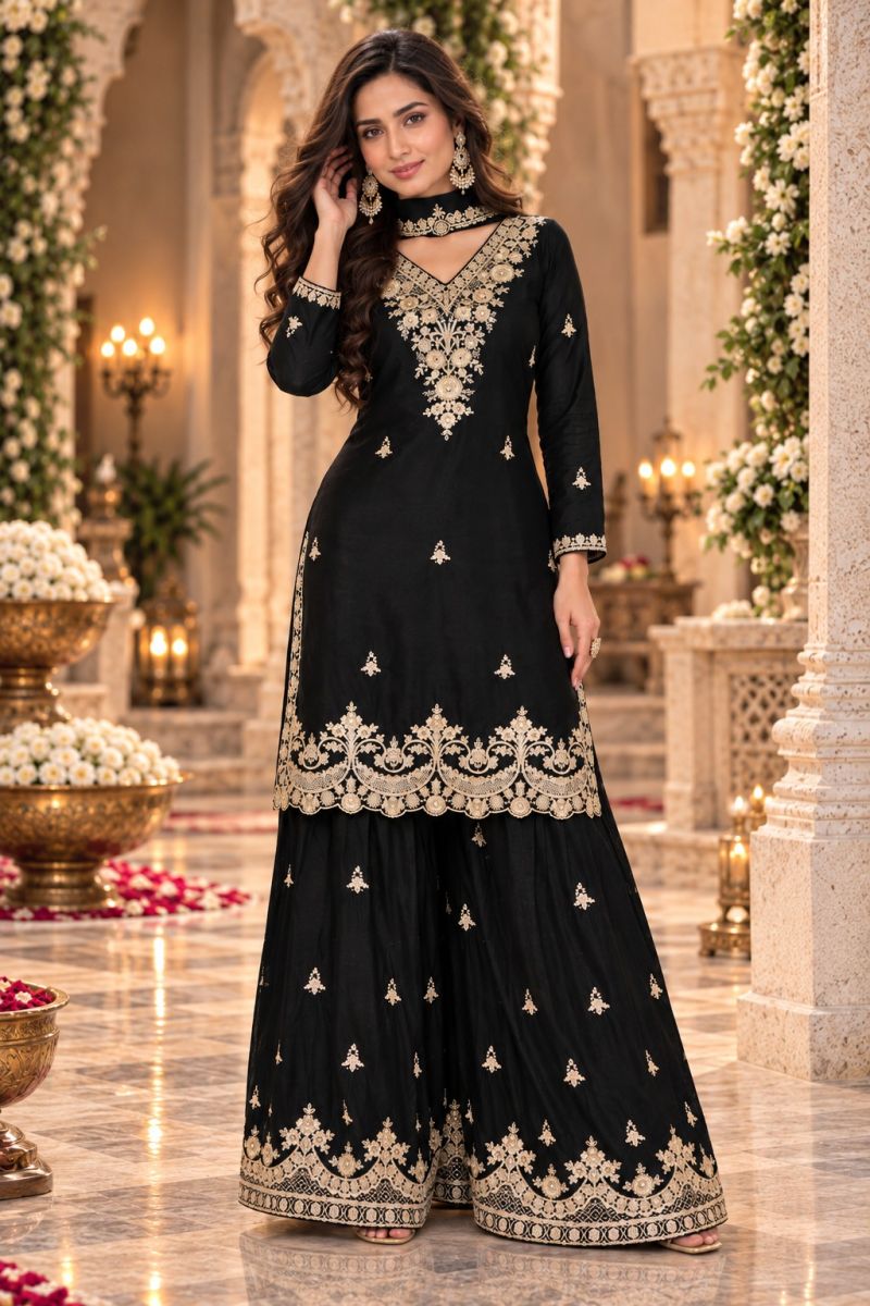 Aurraa Maleeka Vol 2 Chinon Embroidered Salwar Kameez Collection — Wholesale Salwar Suits, Vardan Ethnic wholesale from Surat — Photo 3