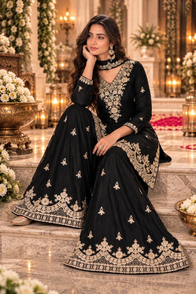 Aurraa Maleeka Vol 2 Chinon Embroidered Salwar Kameez Collection — Wholesale Salwar Suits, Vardan Ethnic wholesale from Surat — Photo 6