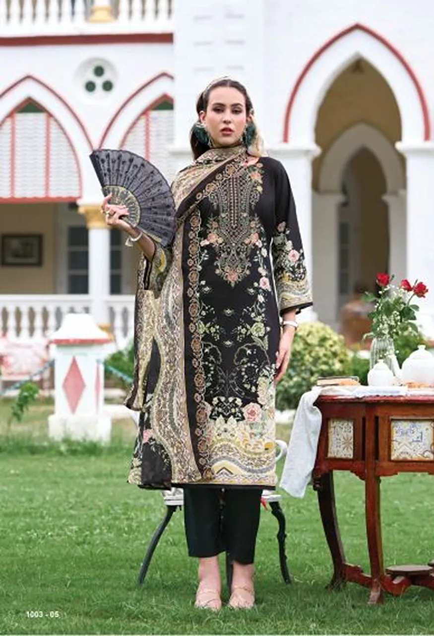 Belliza Guzarish Vol 25 Cotton Printed Dress Material Collection — Wholesale Salwar Suits, Belliza Designer wholesale from Surat — Photo 2