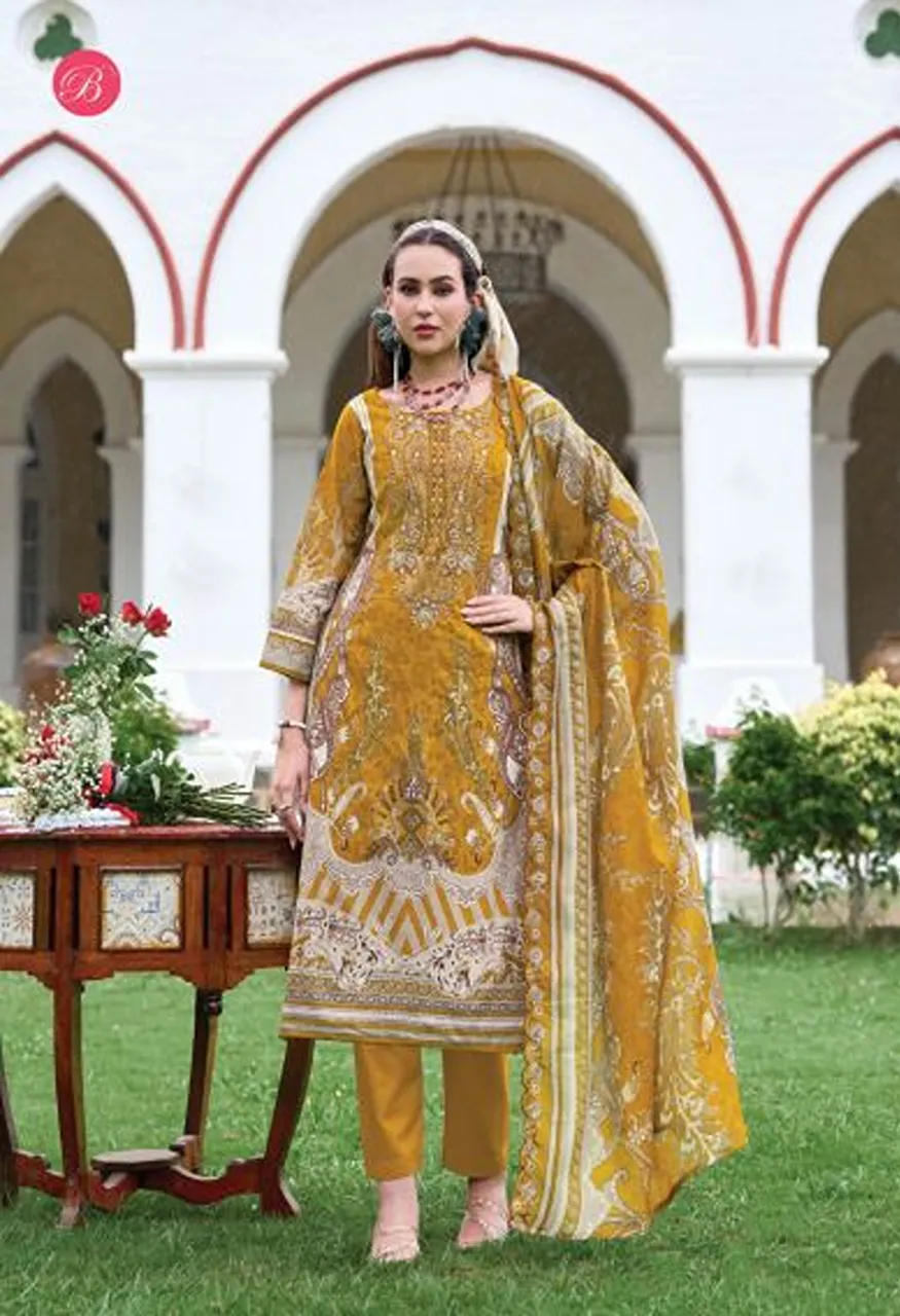 Belliza Guzarish Vol 25 Cotton Printed Dress Material Collection