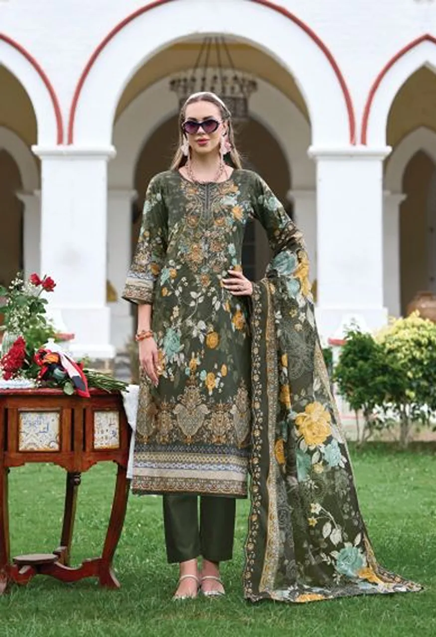 Belliza Guzarish Vol 25 Cotton Printed Dress Material Collection — Wholesale Salwar Suits, Belliza Designer wholesale from Surat — Photo 7