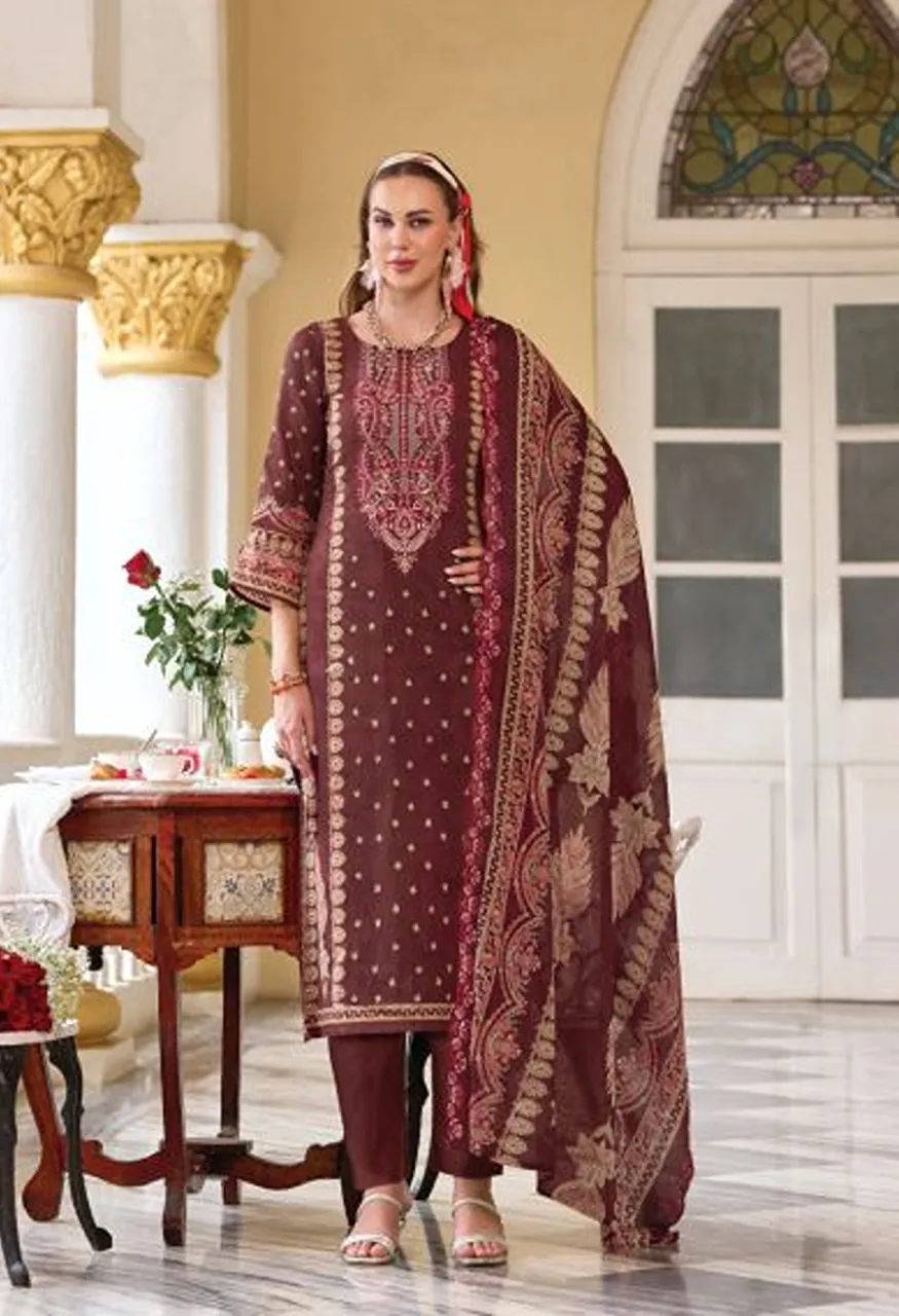 Belliza Guzarish Vol 25 Cotton Printed Dress Material Collection — Wholesale Salwar Suits, Belliza Designer wholesale from Surat — Photo 6