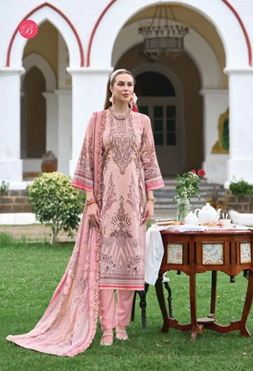 Belliza Guzarish Vol 25 Cotton Printed Dress Material Collection — Wholesale Salwar Suits, Belliza Designer wholesale from Surat — Photo 5