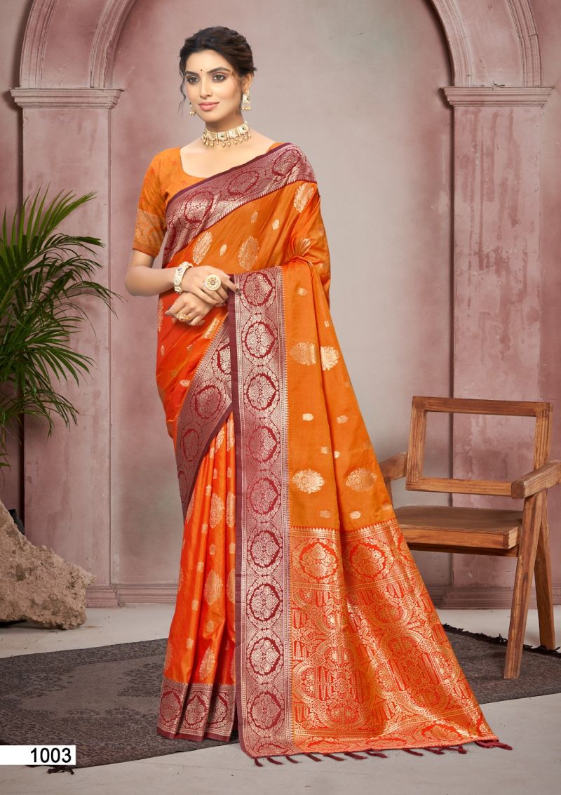 Bunawat Chitra SIlk Vol 1 Soft Silk Woven Worked Saree Collection