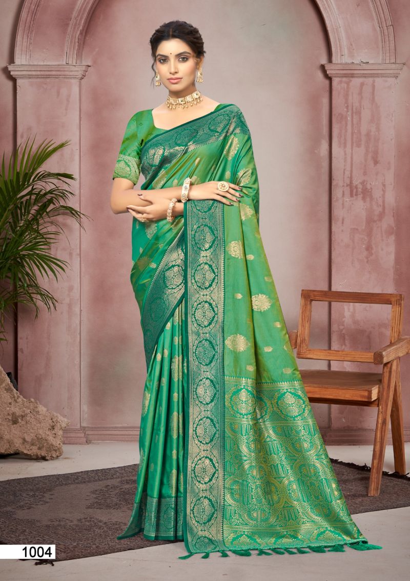 Bunawat Chitra SIlk Vol 1 Soft Silk Woven Worked Saree Collection — Wholesale Sarees, Bunawat wholesale from Surat — Photo 5