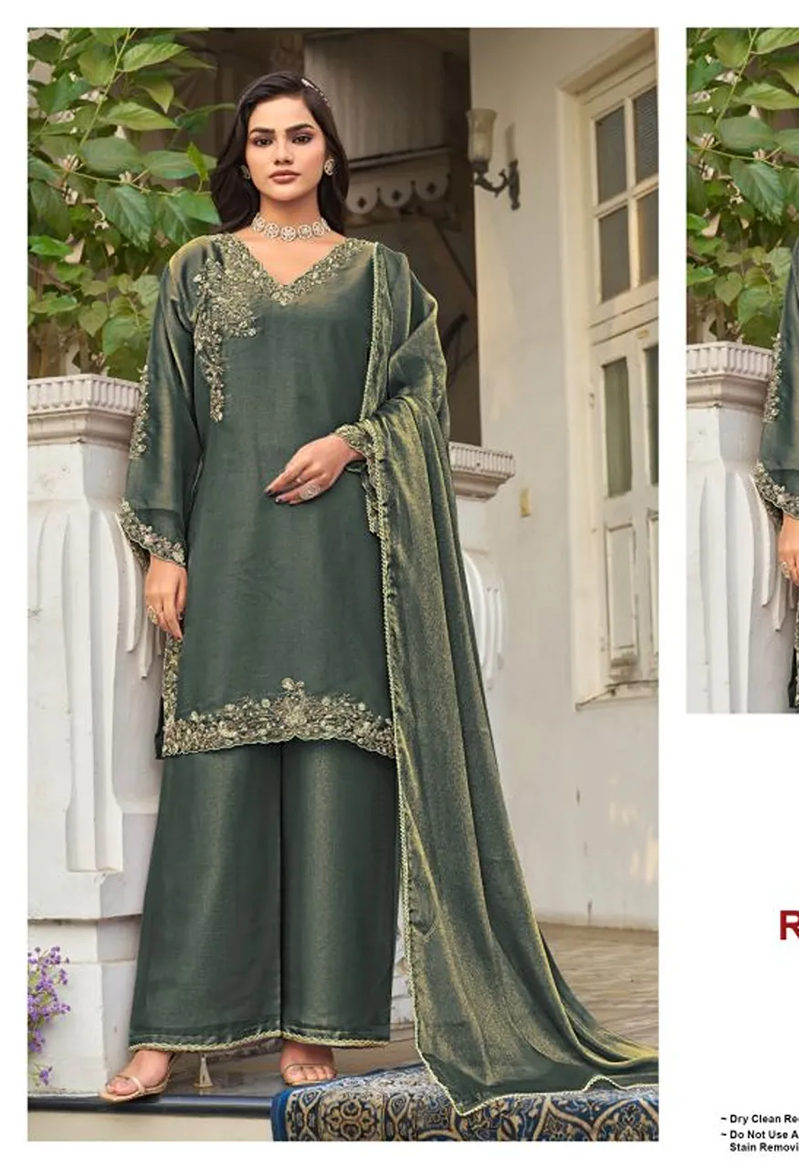 Deepsy D 3371 A To D Readymade Nc Moss Beats Work Salwar Kameez — Wholesale Salwar Suits, Deepsy Suit wholesale from Surat — Photo 3