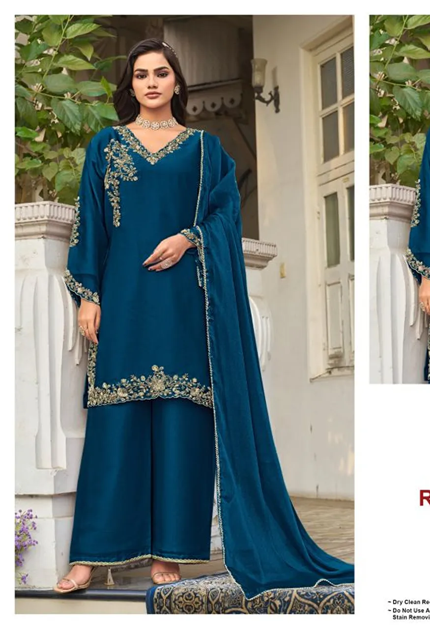 Deepsy D 3371 A To D Readymade Nc Moss Beats Work Salwar Kameez — Wholesale Salwar Suits, Deepsy Suit wholesale from Surat — Photo 2