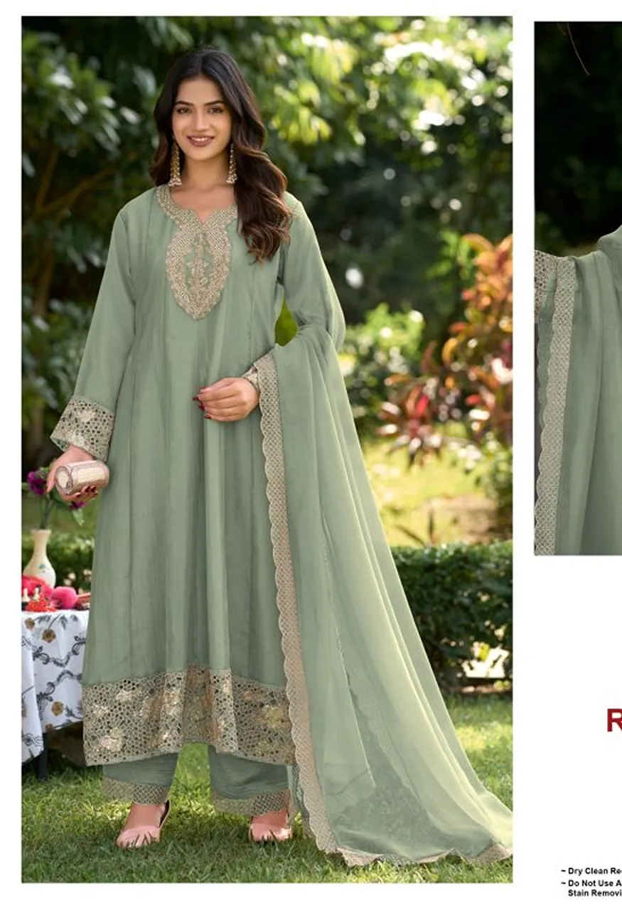 Deepsy D 3531 A To D Readymade Salsa Silk Beats Work Salwar Kameez
