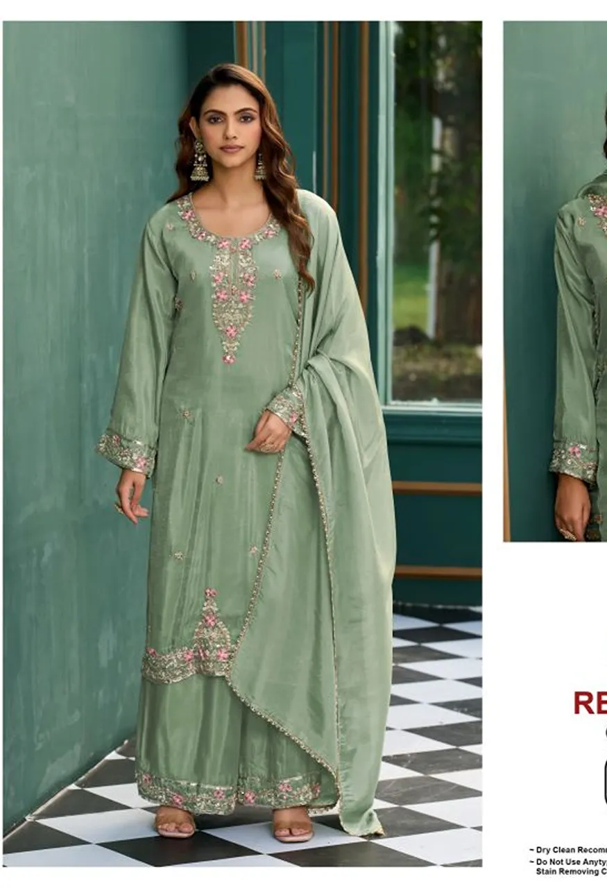 Deepsy D 3553 A To D Readymade Viscose Tissue Beats Work Salwar Kameez Catalog — Wholesale Salwar Suits, Deepsy Suit wholesale from Surat — Photo 3