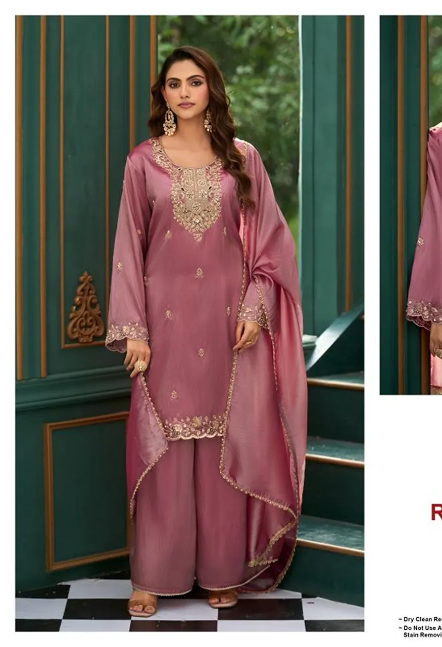 Deepsy D 3576 A To D Readymade Kimkhab Silk Beats Work Salwar Kameez Catalog — Wholesale Salwar Suits, Deepsy Suit wholesale from Surat — Photo 2