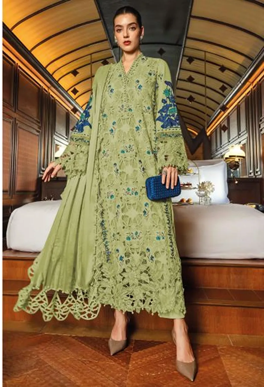Deepsy Elaf Luxe Premium Cotton Self Embroidered Salwar Kameez — Wholesale Salwar Suits, Deepsy Suit wholesale from Surat — Photo 3
