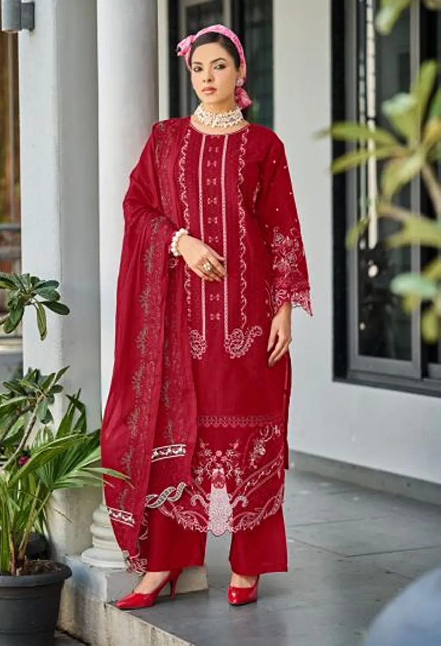 Deepsy Elaf Premium Vol 11 Cotton Self Embroidered Salwar Kameez Collection