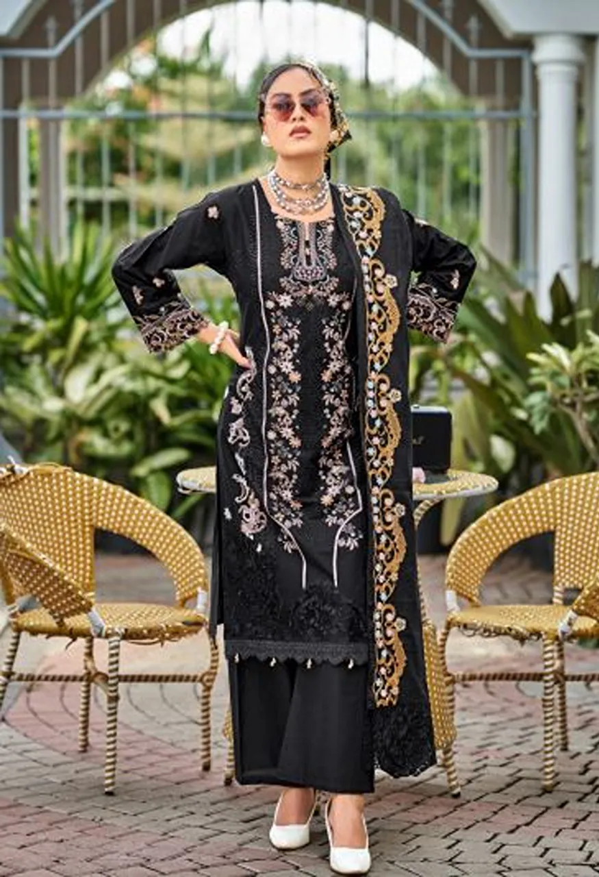 Deepsy Elaf Premium Vol 11 Cotton Self Embroidered Salwar Kameez Collection — Wholesale Salwar Suits, Deepsy Suit wholesale from Surat — Photo 5