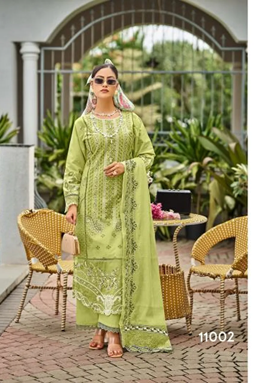Deepsy Elaf Premium Vol 11 Cotton Self Embroidered Salwar Kameez Collection — Wholesale Salwar Suits, Deepsy Suit wholesale from Surat — Photo 3