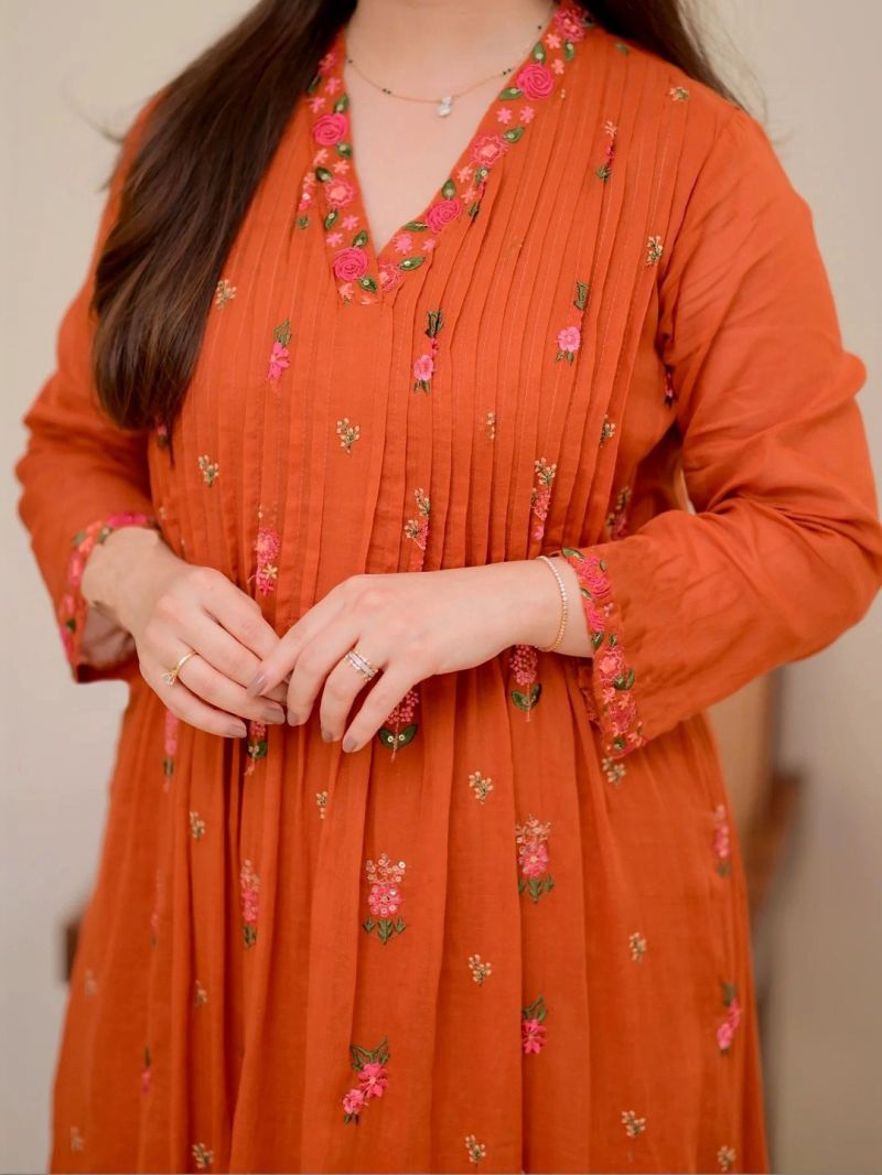 Dhruvi 533 Wholesale Viscose Printed Kurti With Bottom Dupatta Collection — Wholesale Kurtis, Vardan Ethnic wholesale from Surat — view 3
