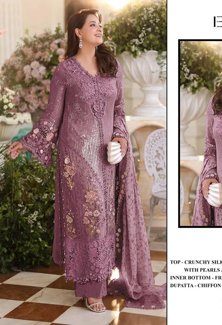 Elan E 60 Crunchy Embroidered Salwar Kameez Collection