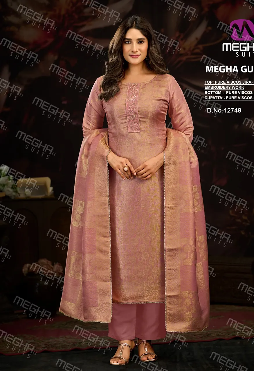 Meghali Gulabo Designer Suit Set Top, Bottom Dupatta Premium Ethnic Wear — Wholesale Dress Material, Vardan Ethnic wholesale from Surat — view 3