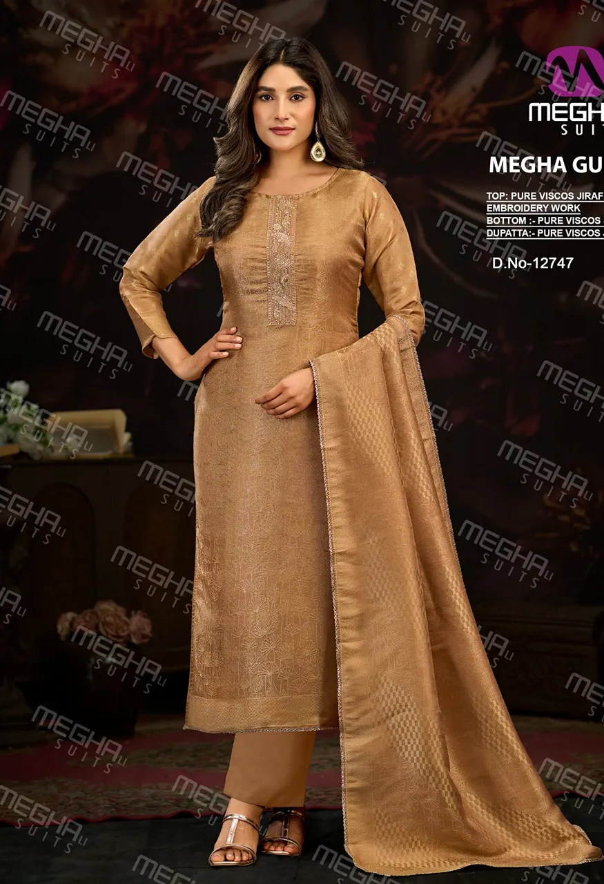 Meghali Gulabo Designer Suit Set Top, Bottom Dupatta Premium Ethnic Wear — Wholesale Dress Material, Vardan Ethnic wholesale from Surat — view 4