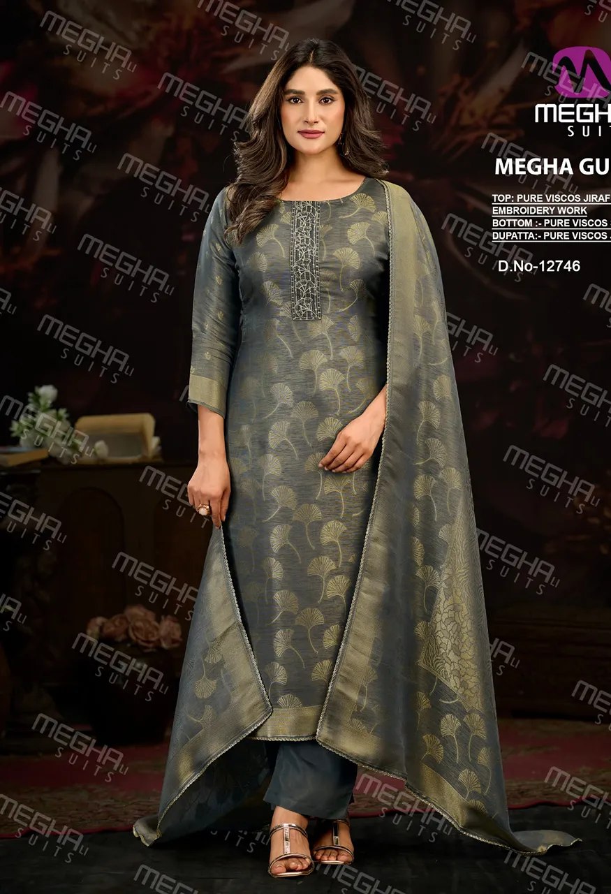 Meghali Gulabo Designer Suit Set Top, Bottom Dupatta Premium Ethnic Wear — Wholesale Dress Material, Vardan Ethnic wholesale from Surat — view 6