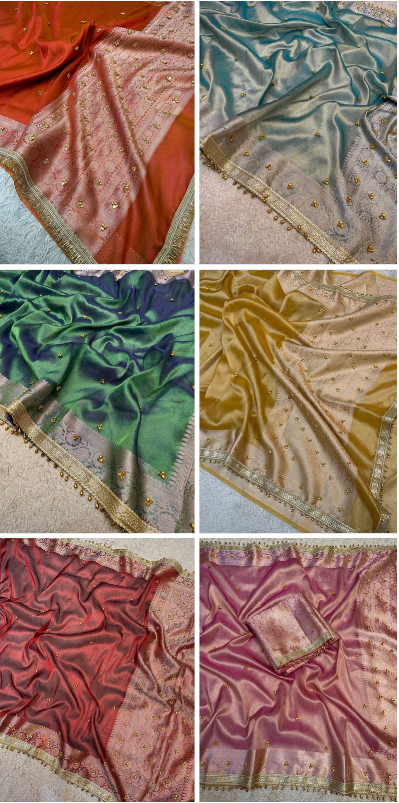 Ghunghroo Bm Soft Tissue Banarasi Party Wear Designer Saree Collection — Festival Sarees, Vardan Ethnic wholesale from Surat — view 3