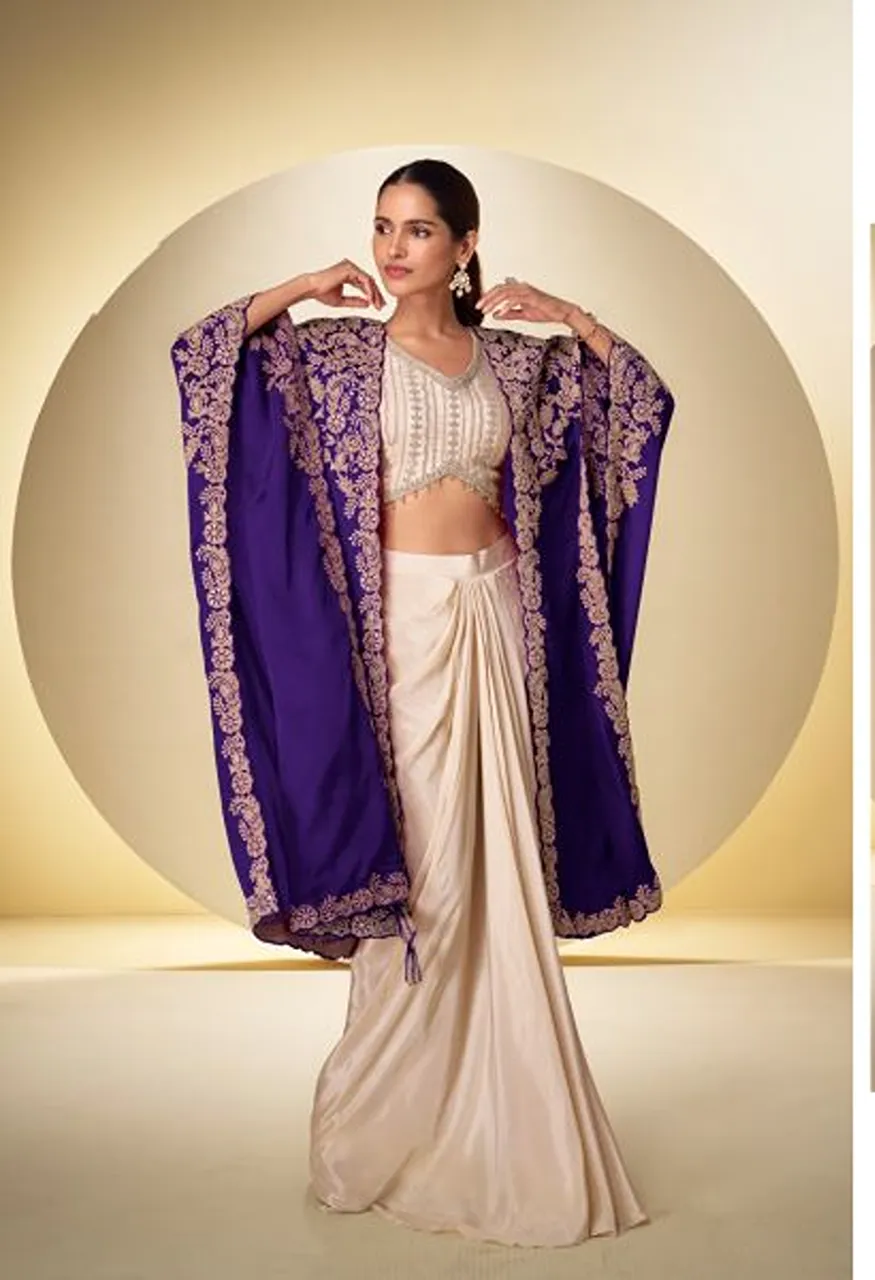 Gulkayra Andaz Real Chinon Embroidered Designer Indo Western Catalog — Festive Designer Catalog, Gulkayra wholesale from Surat — Photo 2