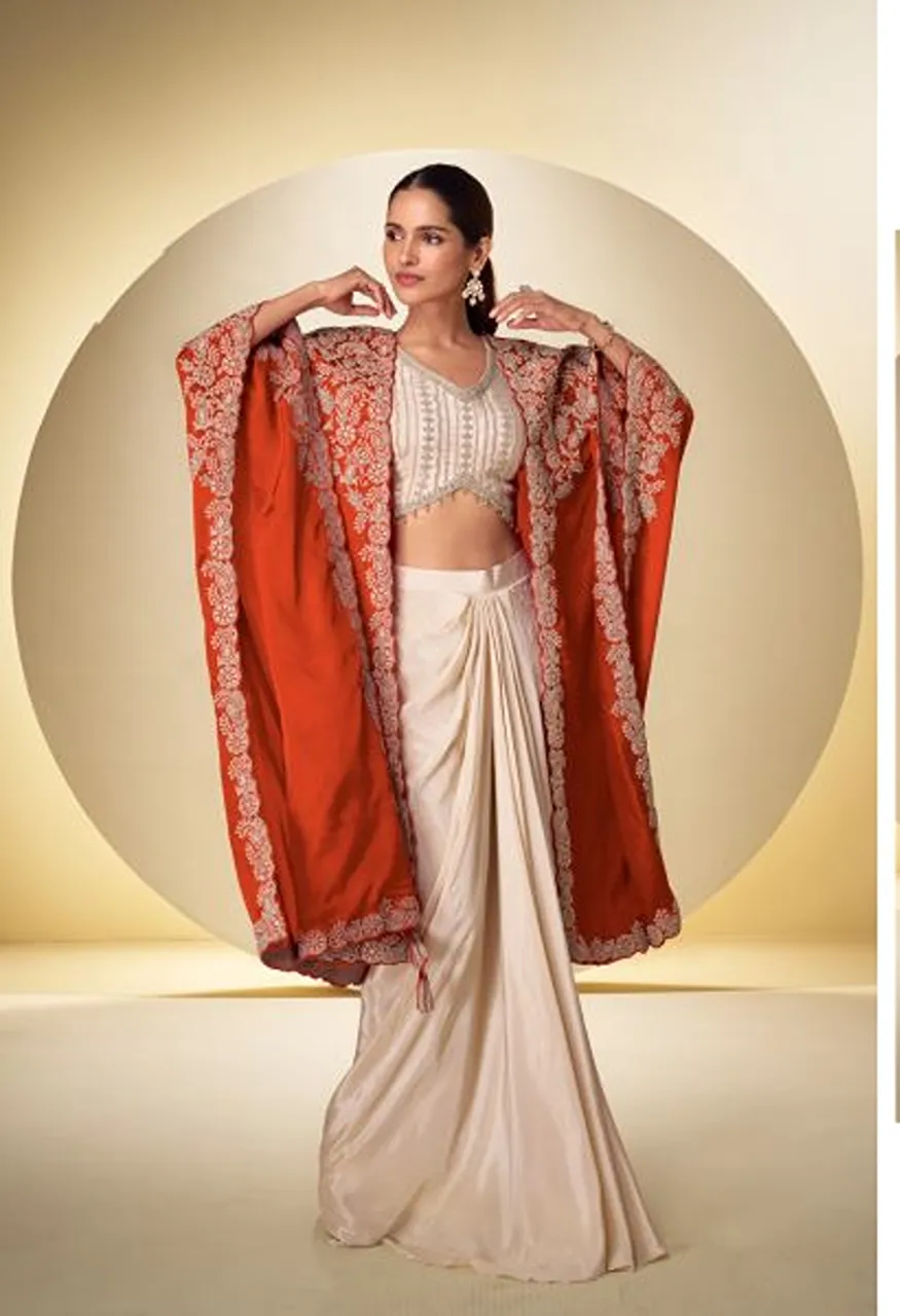 Gulkayra Andaz Real Chinon Embroidered Designer Indo Western Catalog — Festive Designer Catalog, Gulkayra wholesale from Surat — Photo 4