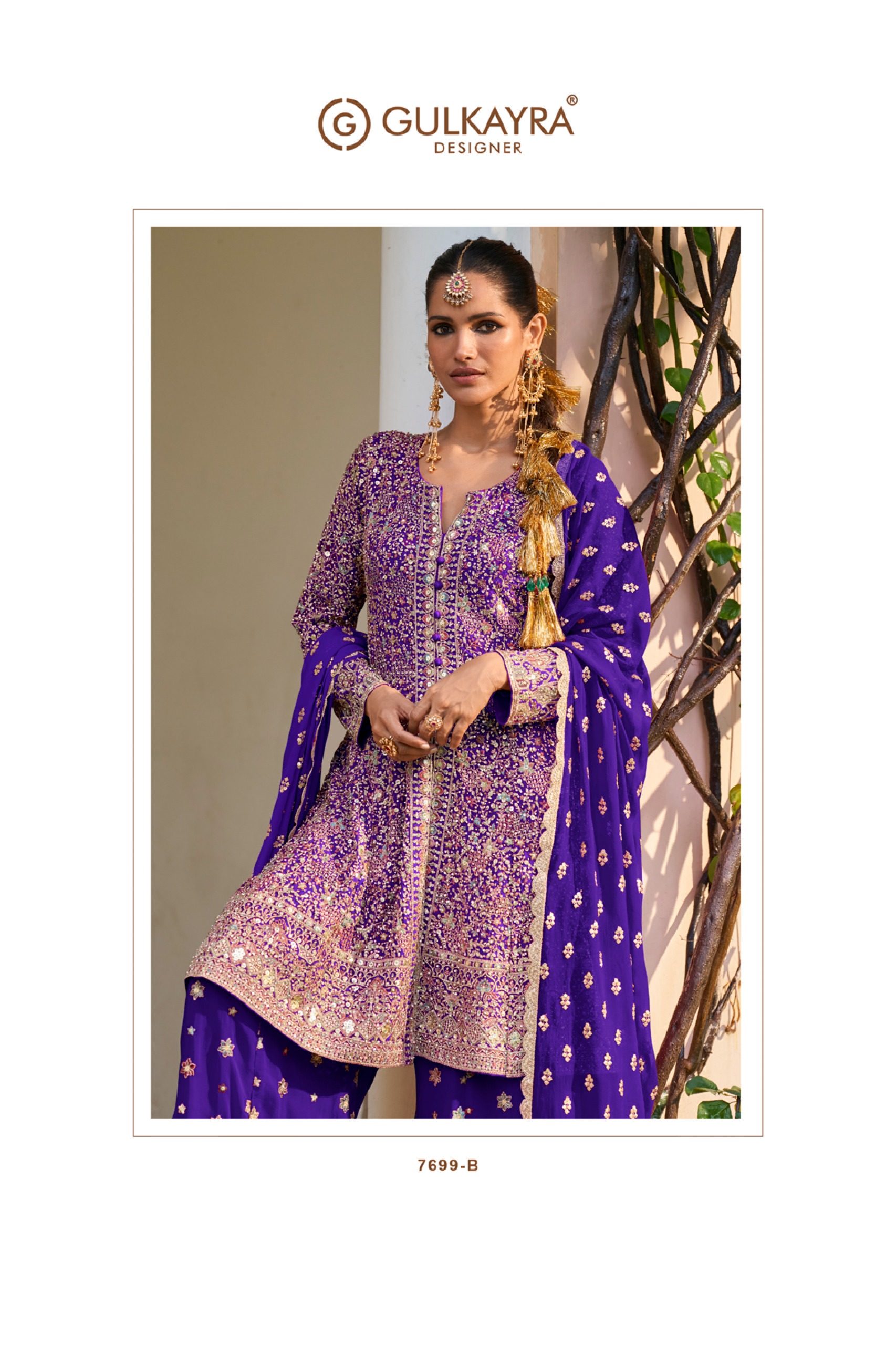 Gulkayra Rakul Designer Georgette Embroidery Salwar Kameez Collection — Wholesale Readymade Suit, Gulkayra wholesale from Surat — view 5