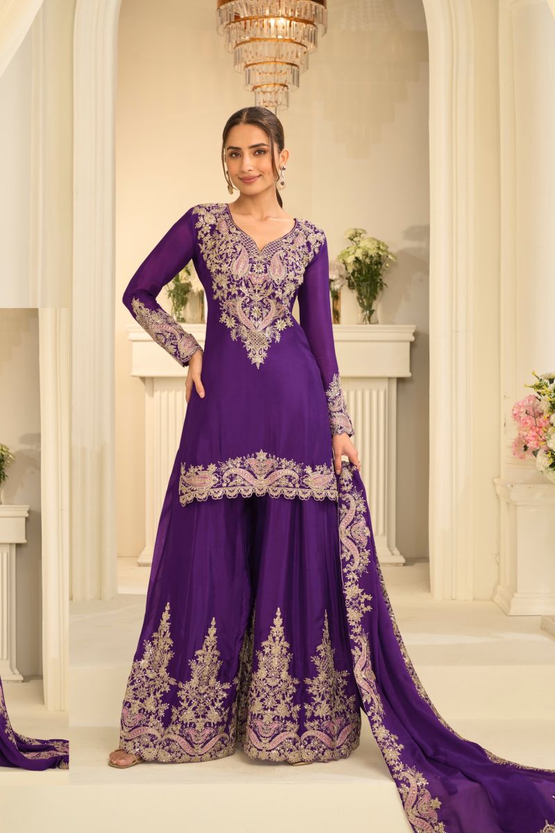 Gulkayra Velvora Real Chinon Embroidered Designer Salwar Kameez Collection — Wholesale Salwar Suits, Gulkayra wholesale from Surat — Photo 3