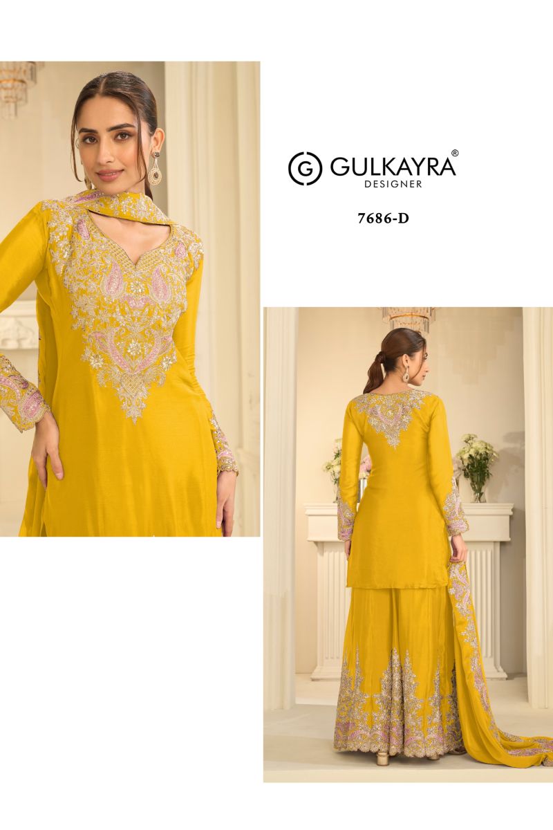 Gulkayra Velvora Real Chinon Embroidered Designer Salwar Kameez Collection — Wholesale Salwar Suits, Gulkayra wholesale from Surat — Photo 10