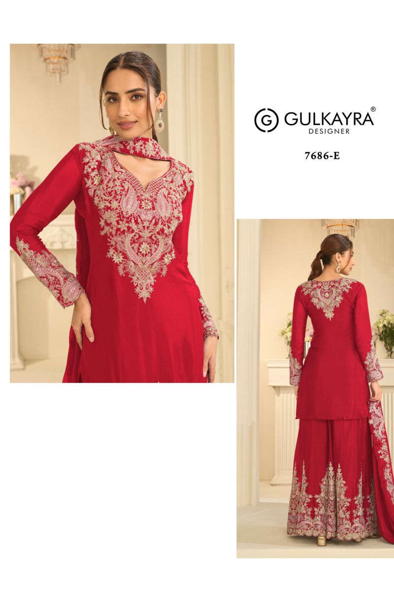 Gulkayra Velvora Real Chinon Embroidered Designer Salwar Kameez Collection — Wholesale Salwar Suits, Gulkayra wholesale from Surat — Photo 9