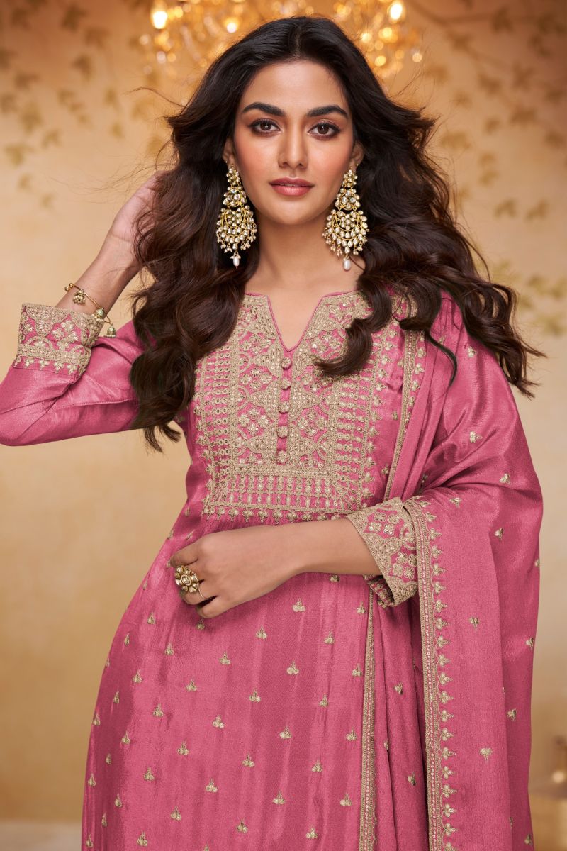 Gulkayra Zeeya Real Chinon Embroidered Designer Salwar Kameez Collection — Wholesale Salwar Suits, Gulkayra wholesale from Surat — view 5
