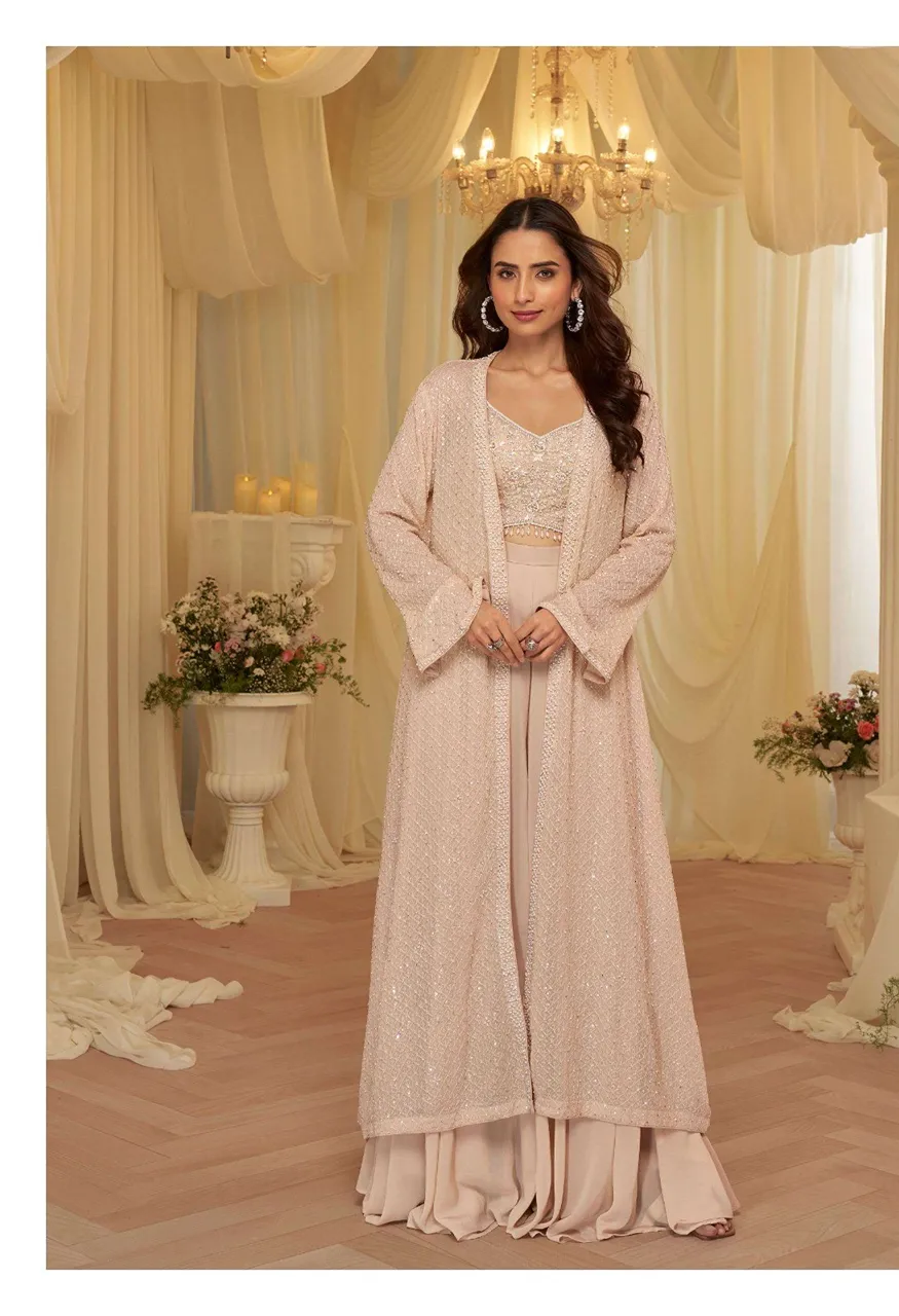 Sayuri Designer Kanika | 3 Pcs Premium Real Georgette Stitched Designer Set — Wholesale Dress Material, Vardan Ethnic wholesale from Surat — Photo 12