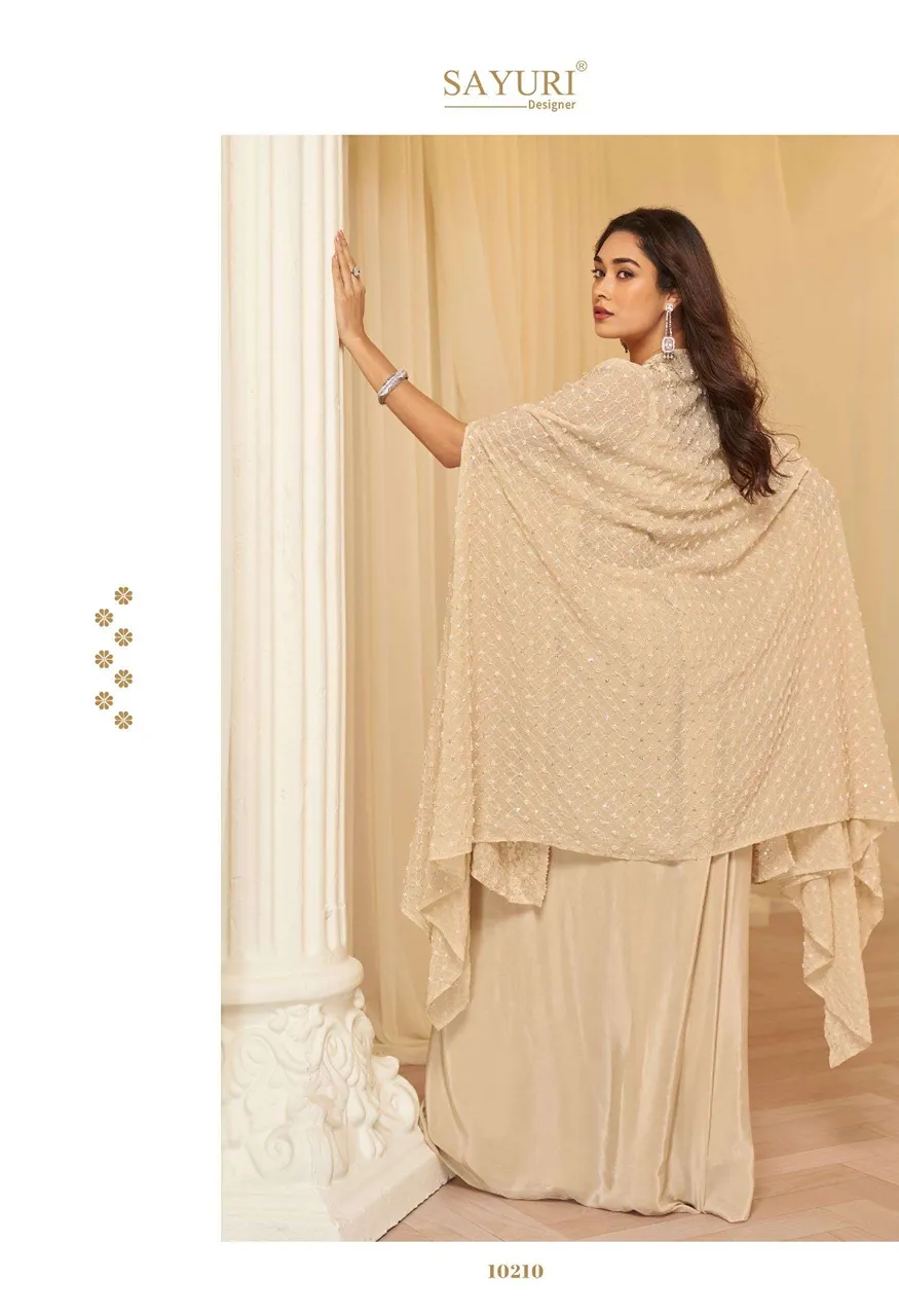 Sayuri Designer Kanika | 3 Pcs Premium Real Georgette Stitched Designer Set — Wholesale Dress Material, Vardan Ethnic wholesale from Surat — Photo 9