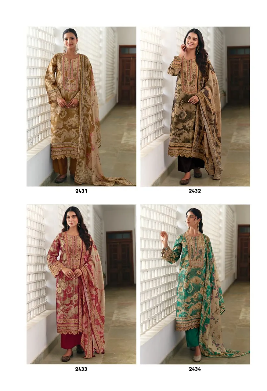 KIMORA SUIT TAYARIAN Series 24312434 Premium Suit Collection Wholesale Set to Set — as per attached, Wholesale Kurti Pant Set, Kimora wholesale from Surat — Photo 11