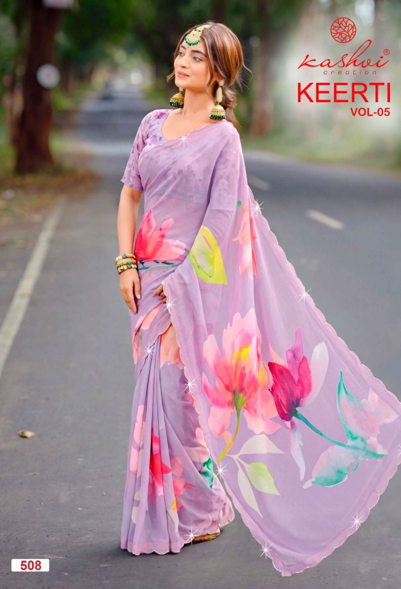 Kashvi Keerti Vol 5 Raga Digital Printed Saree Catalog — Wholesale Sarees, Kashvi Creation wholesale from Surat — Photo 3