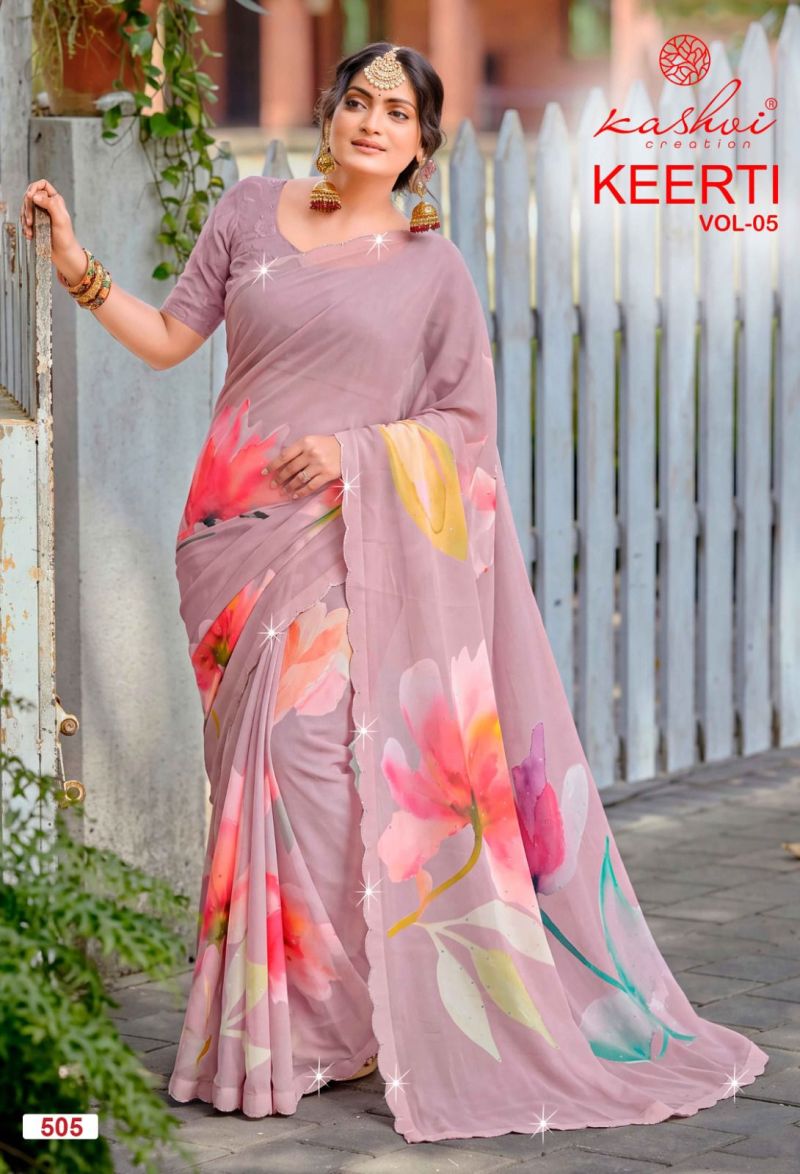 Kashvi Keerti Vol 5 Raga Digital Printed Saree Catalog