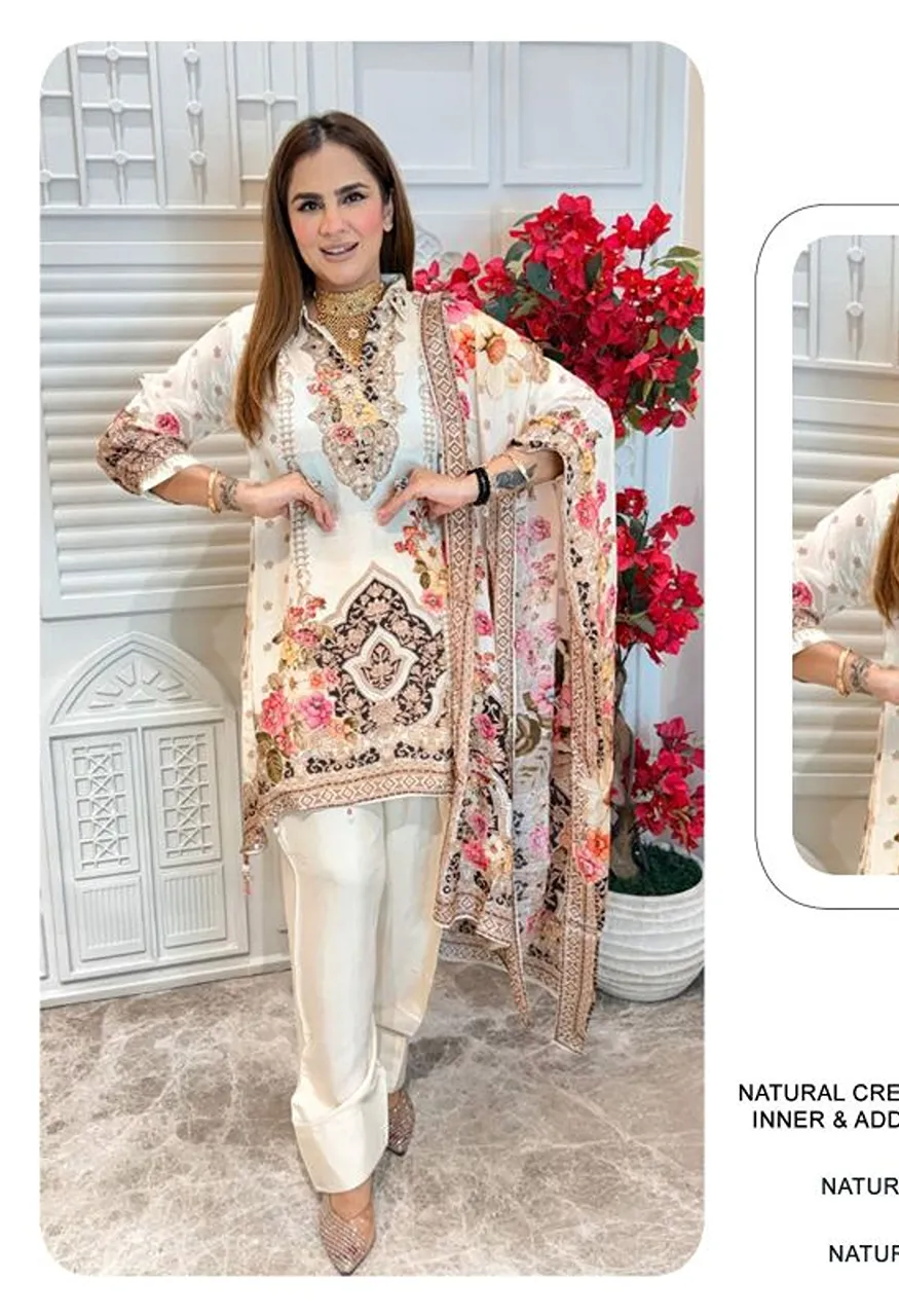 Khas 168 A And B Crepe Digital Print Designer Salwar Kameez Catalog