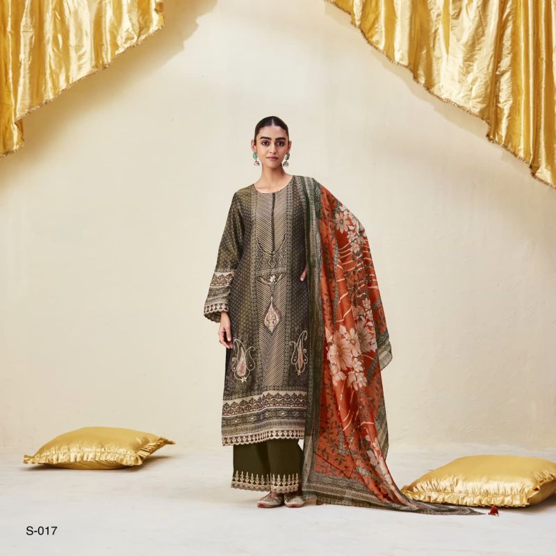 Kimora Sohni Ambi Zari Silk Digital Print Hand Work Salwar Kameez Collection — Wholesale Salwar Suits, Kimora wholesale from Surat — Photo 2