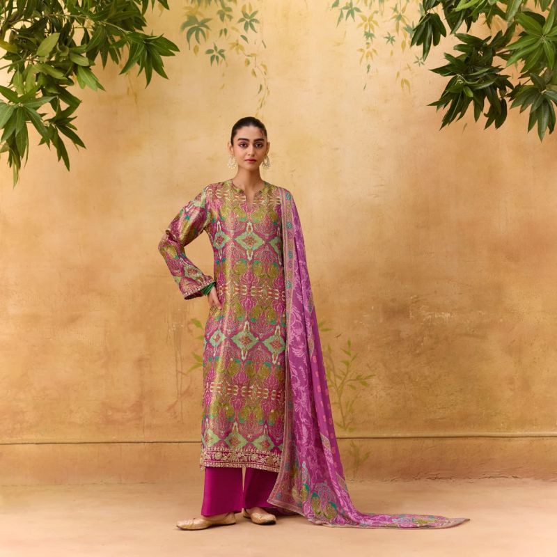 Kimora Sohni Royal Kanjivaram Weaving Digital Print Salwar Kameez Catalog — Wholesale Salwar Suits, Kimora wholesale from Surat — Photo 9
