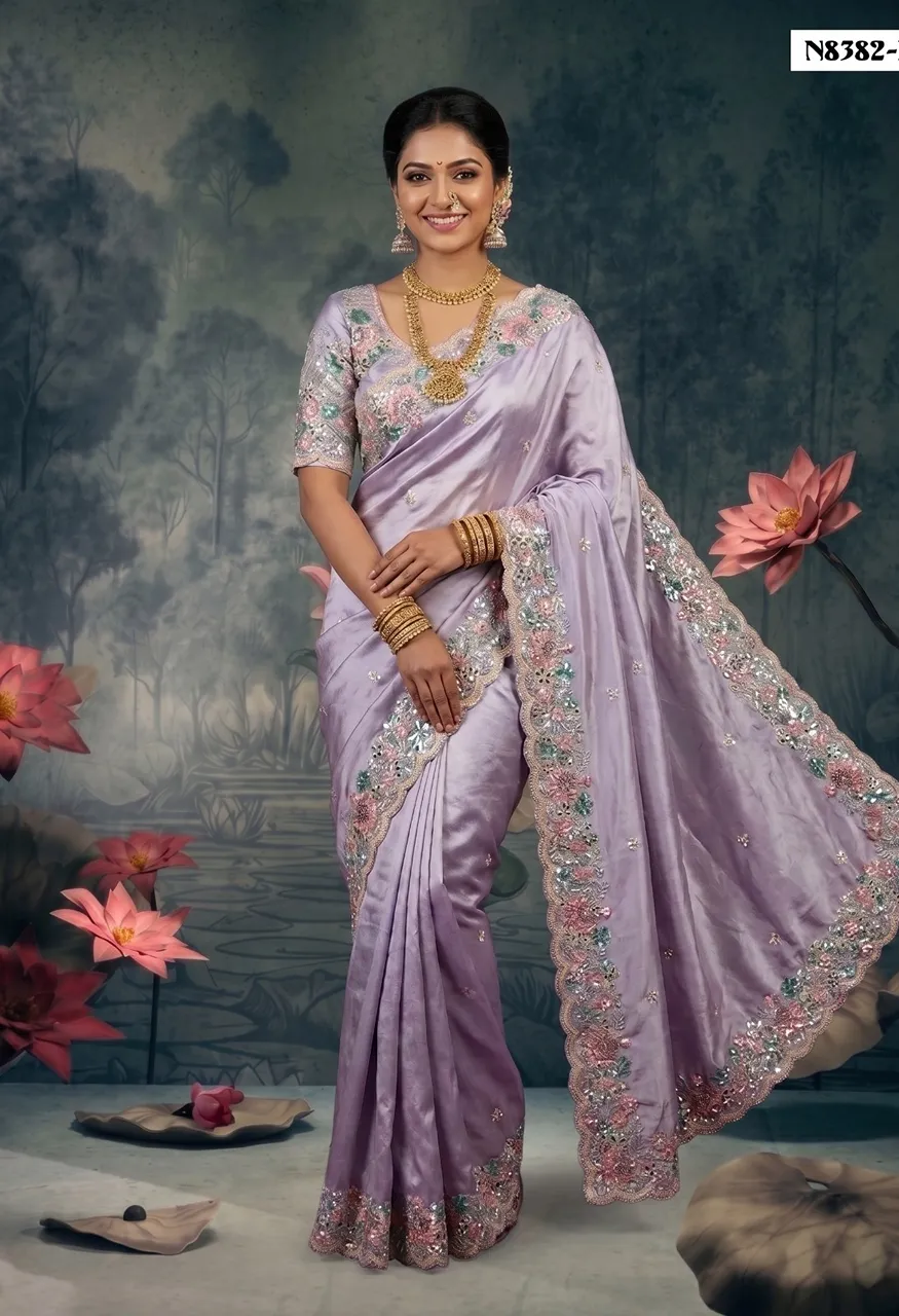 Mahotsav Nimaya Avantika Vol 01 Designer Unstitched Saree Catalog — Saree, Mahotsav wholesale from Surat — Photo 3