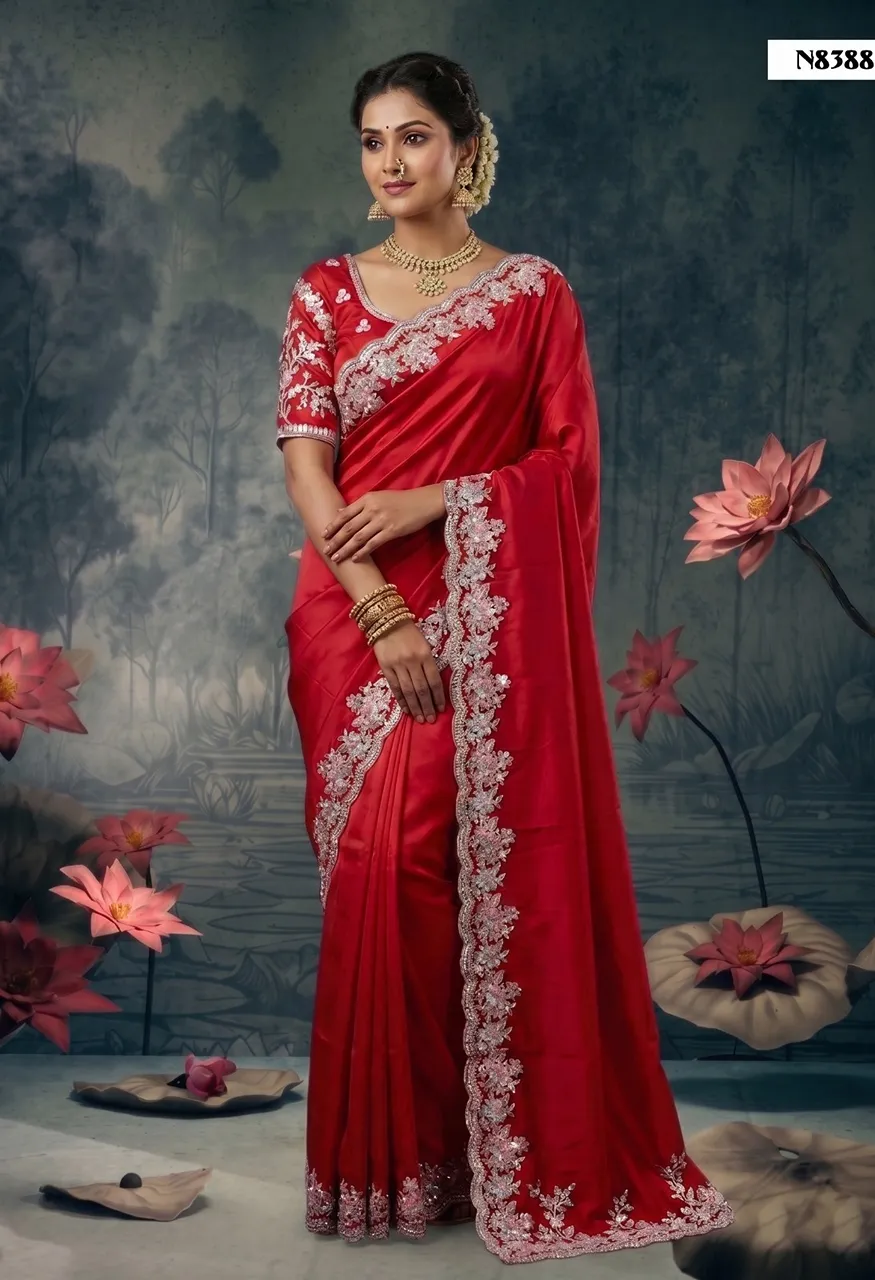 Mahotsav Nimaya Avantika Vol 01 Designer Unstitched Saree Catalog — Saree, Mahotsav wholesale from Surat — Photo 4