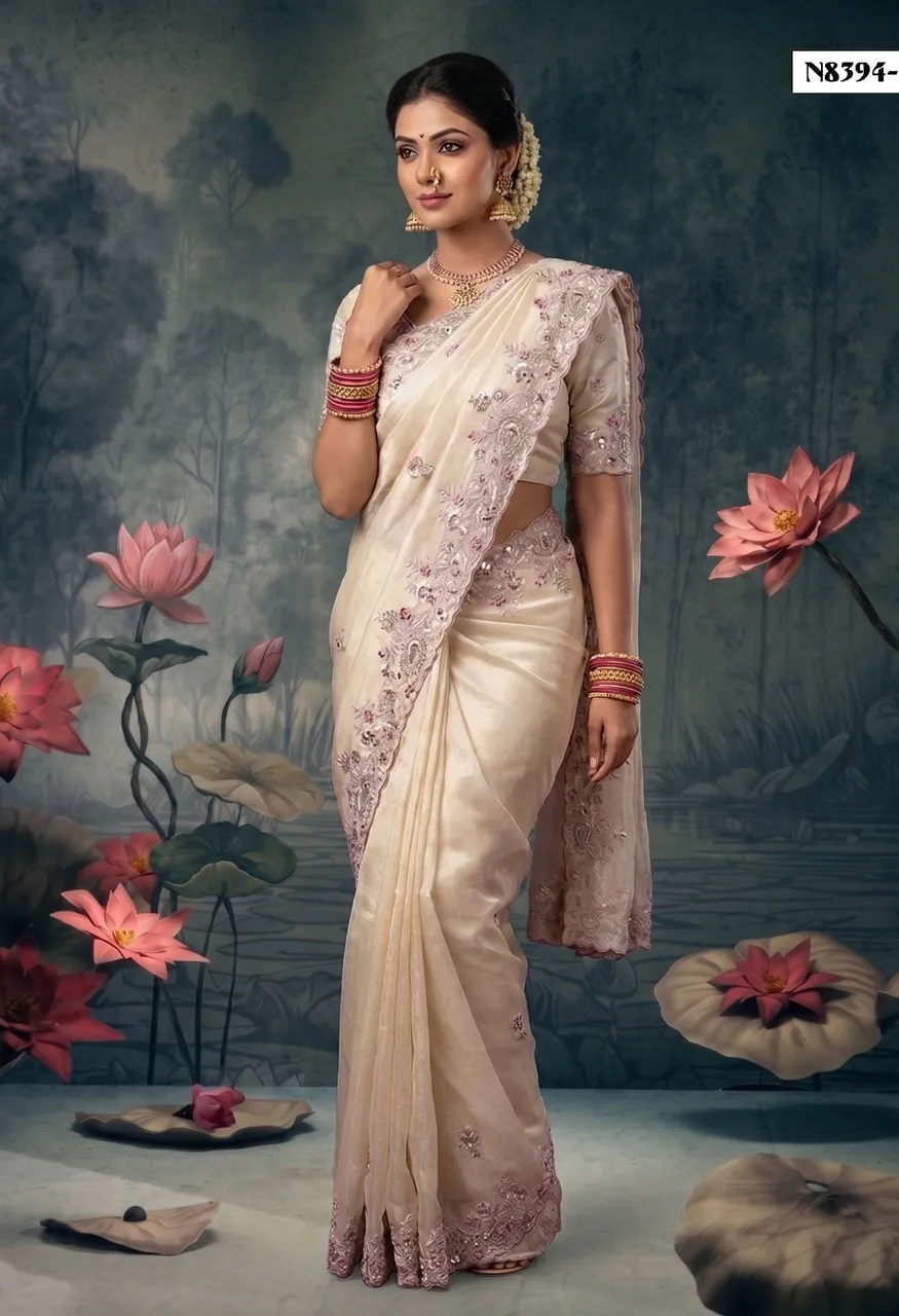 Mahotsav Nimaya Avantika Vol 01 Designer Unstitched Saree Catalog — Saree, Mahotsav wholesale from Surat — Photo 5