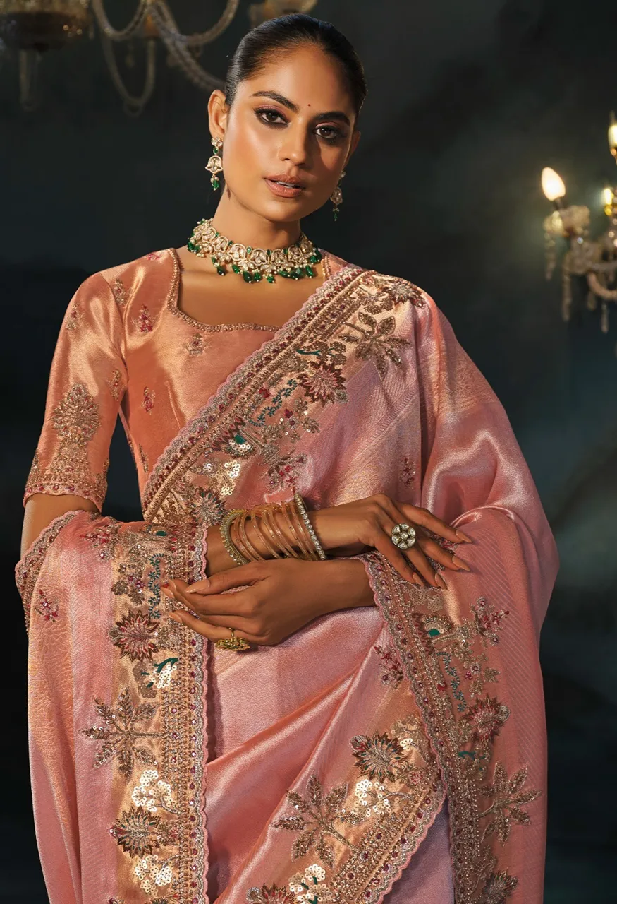 M.N 8600 Series Royal Heritage Designer Weddin Saree Collection — Wholesale Sarees, MN Saree wholesale from Surat — Photo 27